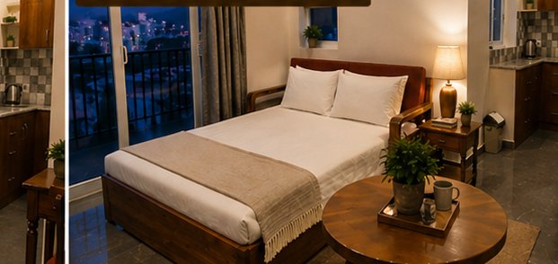 sofa bed room The Oak Villa Dehradun
